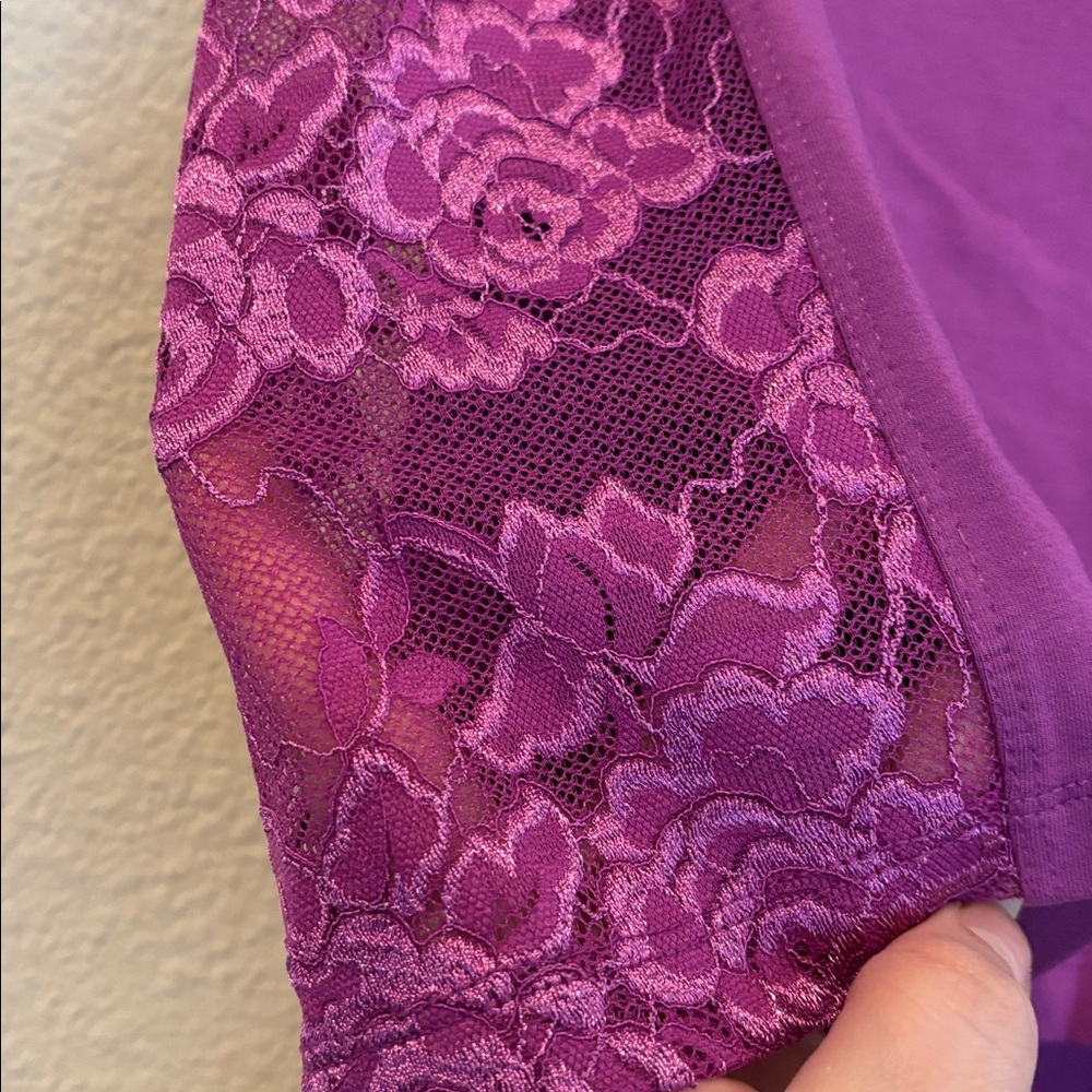Torrid Women's Purple Intimates Pajama Set - Picture 3 of 5